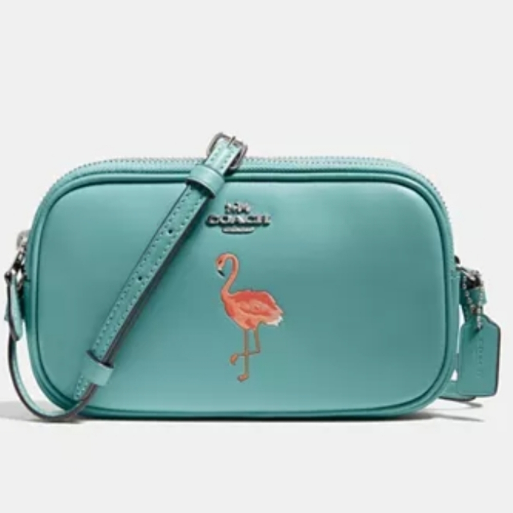 COACH  Flamingo Motif Crossbody